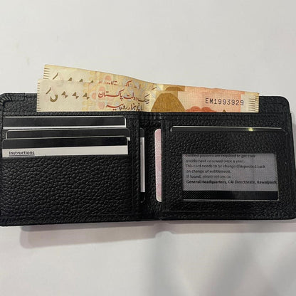 Premium 3-in-1 Leather Wallet with 1 year warrenty